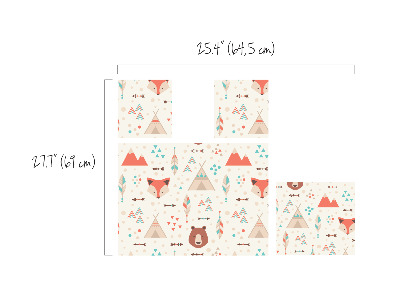 Autocollant IKEA Animaux géométriques