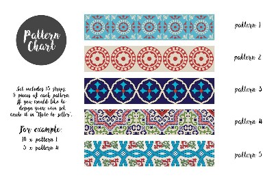 Autocollants pour escaliers Fabuleux mandalas orientaux