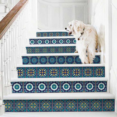 Autocollants pour escaliers Mandalas marocains