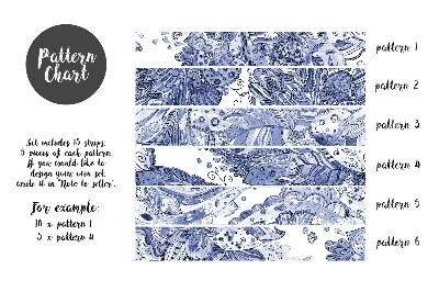 Autocollants pour escaliers Feuilles fabuleuses