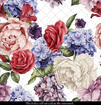 Autocollants pour escaliers Bouquets de fleurs