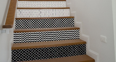 Autocollants pour escaliers Abstractions géométriques