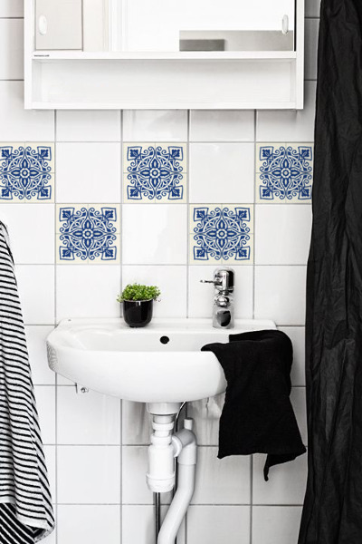 Autocollant adhésif AZULEJO BLEU