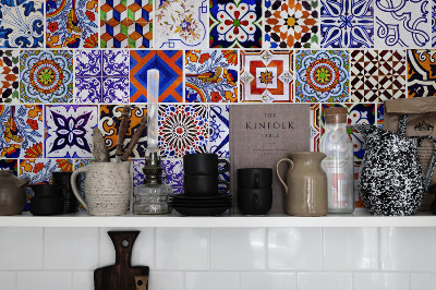 Autocollant adhésif DIVERSITÉ DES MOTIFS AZULEJOS