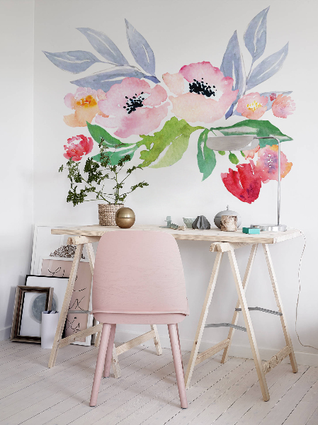 Autocollant mural Fleurs de rêve