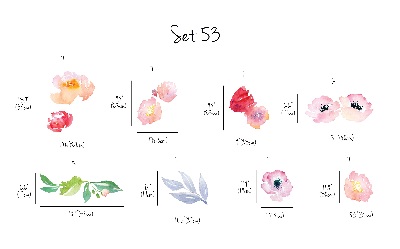 Autocollant mural Fleurs de rêve