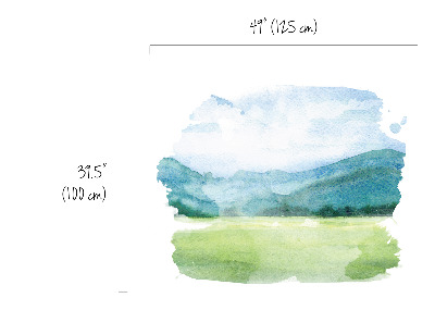 Autocollant mural Paysage
