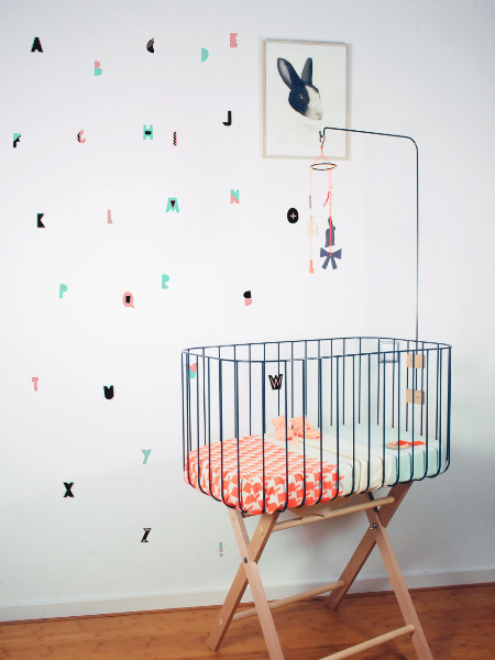 Autocollant mural Alphabet