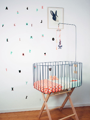 Autocollant mural Alphabet