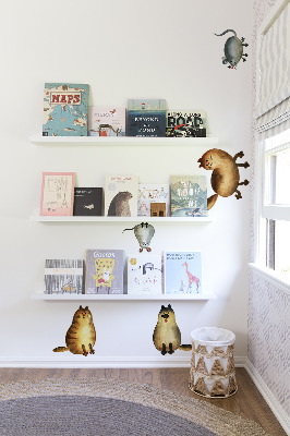 Autocollant mural Chat et souris