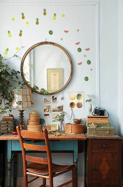 Autocollant mural Fruits tropicaux