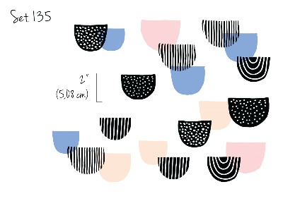 Autocollant mural Motif géométrique