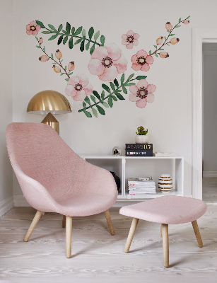 Autocollant mural Belles fleurs