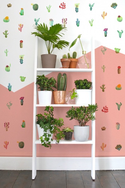 Autocollant mural Mélange de cactus