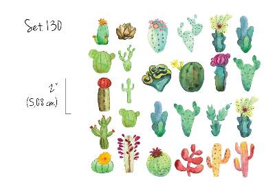 Autocollant mural Mélange de cactus