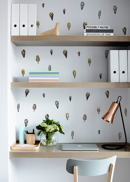 Autocollant mural Glace