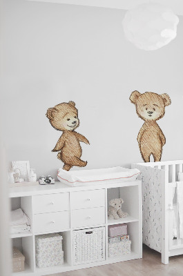 Autocollant mural Petit ours