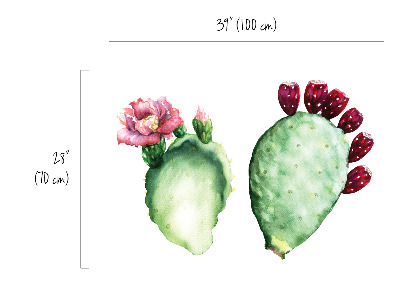Autocollant mural Cactus