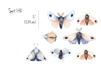 Autocollant mural Papillons de nuit