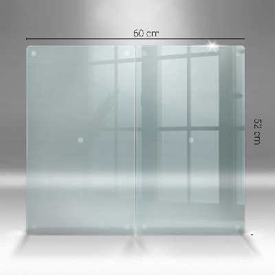 Planche à découper en verre double
