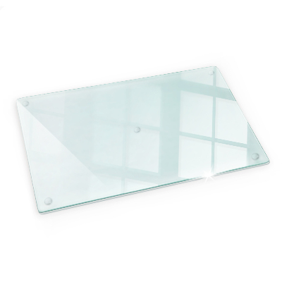 Planche à découper en verre rectangulaire