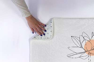 Tapis de bain Nénuphar