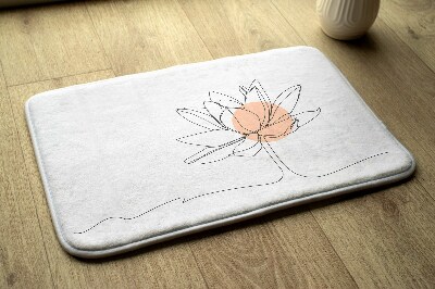 Tapis de bain Nénuphar