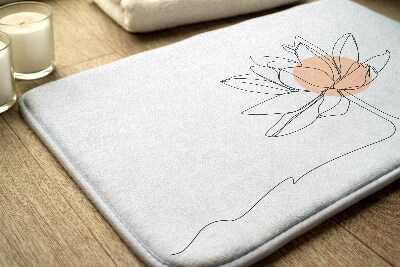 Tapis de bain Nénuphar