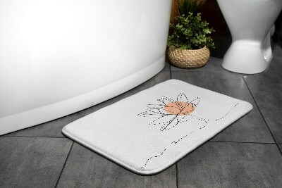 Tapis de bain Nénuphar