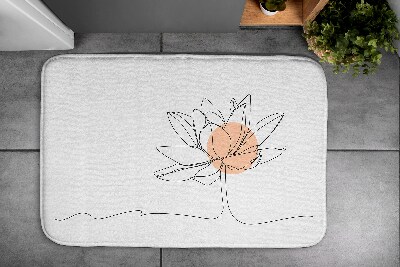 Tapis de bain Nénuphar