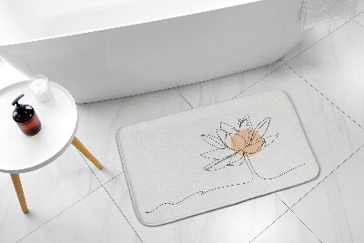 Tapis de bain Nénuphar