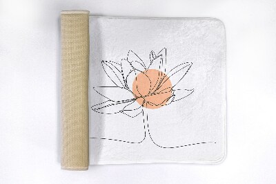 Tapis de bain Nénuphar