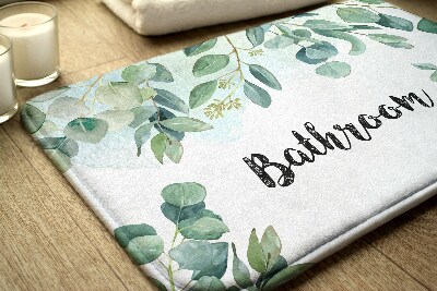Tapis de salle de bain Feuilles nature