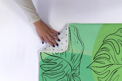 Tapis de salle de bain Feuilles de monstera