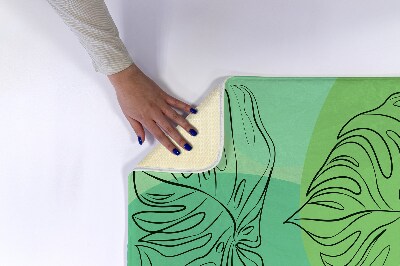 Tapis de salle de bain Feuilles de monstera