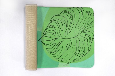 Tapis de salle de bain Feuilles de monstera