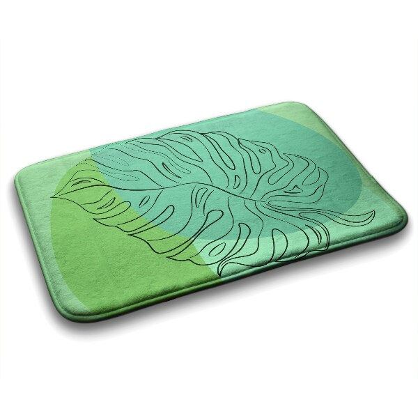 Tapis bain Feuilles de monstera