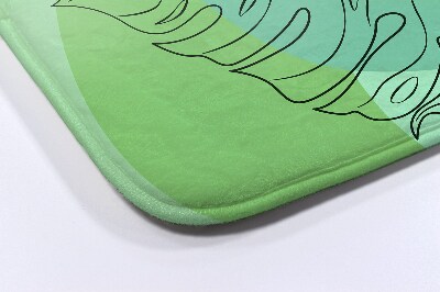 Tapis bain Feuilles de monstera