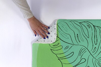 Tapis bain Feuilles de monstera