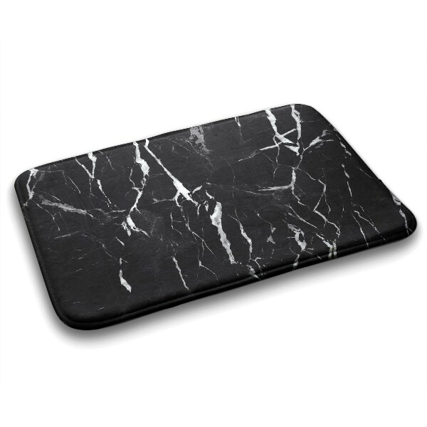 Tapis de bain Marbre noir