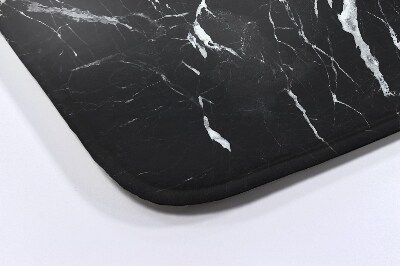 Tapis de bain Marbre noir