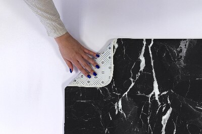 Tapis de bain Marbre noir