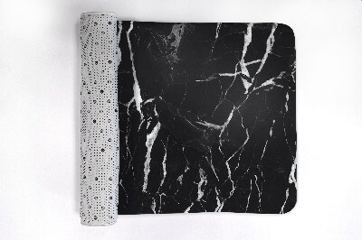 Tapis de bain Marbre noir