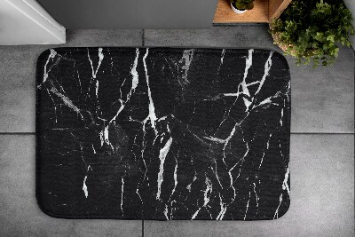 Tapis de bain Marbre noir