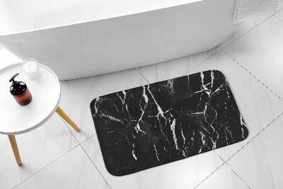 Tapis de bain Marbre noir