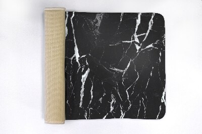 Tapis de bain Marbre noir