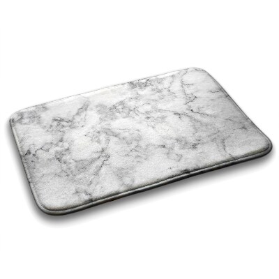 Tapis de salle de bain Marbre blanc