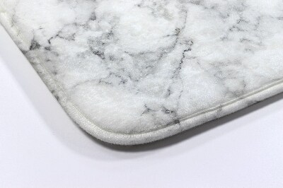 Tapis de salle de bain Marbre blanc