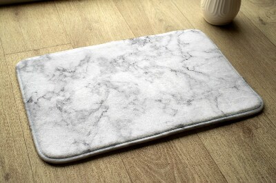 Tapis de salle de bain Marbre blanc