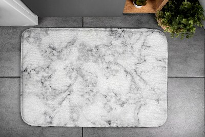 Tapis de salle de bain Marbre blanc